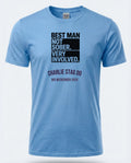 Personalised Weekender Unisex Tee — carolina blue tee