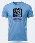 Personalised Weekender Unisex Tee — carolina blue tee