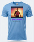 Sunset Set Tee — We Love Ibiza Weekender Custom Photo T-Shirt — carolina blue tee