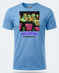 Rave Flyer Tee — 90s Reloaded Weekender Custom Photo T-Shirt — carolina blue tee