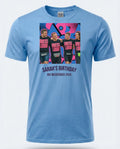 Loud Portrait Tee — Custom Pop Art T-Shirt From Your Photo — carolina blue tee