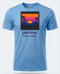 Personalised Ibiza Tee — carolina blue tee