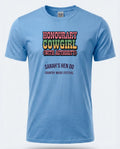 Personalised Country Weekender Tee — carolina blue tee
