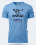 Personalised Bugged out Tee — carolina blue tee