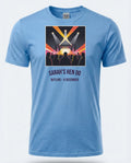 Personalised Bugged out Tee — carolina blue tee