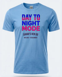 Personalised Ibiza Tee — carolina blue tee