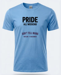 Personalised Pride Tee — carolina blue tee