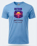 Personalised 80s Tee — carolina blue tee