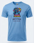 Personalised 80s Tee — carolina blue tee