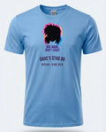 Personalised 80s Tee — carolina blue tee