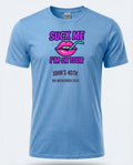 Personalised Banter Tee — carolina blue tee