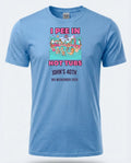 Personalised Banter Tee — carolina blue tee