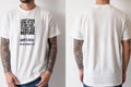 Personalised Banter Tee — natural tee, front and back view