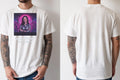 VHS Hero Tee — Ultimate 80s Weekender Custom Photo T-Shirt — natural tee, front and back view