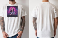 VHS Hero Tee — Ultimate 80s Weekender Custom Photo T-Shirt — natural tee, front and back view
