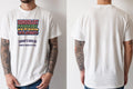 Personalised Country Weekender Tee — natural tee, front and back view