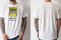 Personalised Banter Tee — natural tee, front and back view