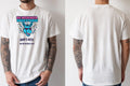 Personalised Banter Tee — natural tee, front and back view