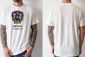 Personalised Banter Tee — natural tee, front and back view