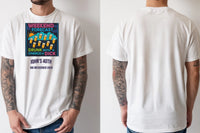 Personalised Banter Tee — natural tee, front and back view