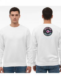 Neon Sketch Tee — Custom Neon Line Art Portrait on Black T-Shirt — back view