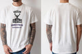 Personalised Weekender Unisex Tee — natural tee, front and back view