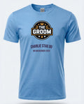 Personalised Weekender Unisex Tee — carolina blue tee