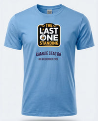 Personalised Weekender Unisex Tee — carolina blue tee