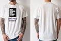 Personalised Weekender Unisex Tee — natural tee, front and back view
