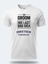 Personalised Weekender Unisex Tee – Groom - His Last Bad Idea