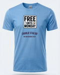 Personalised Weekender Unisex Tee — carolina blue tee