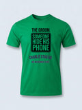 Personalised Weekender Unisex Tee — irish green tee, front view