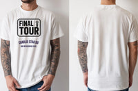 Personalised Weekender Unisex Tee — natural tee, front and back view