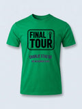 Personalised Weekender Unisex Tee — irish green tee, front view