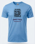 Personalised Weekender Unisex Tee — carolina blue tee