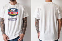 Personalised Weekender Unisex Tee — natural tee, front and back view
