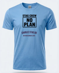 Personalised Weekender Unisex Tee — carolina blue tee