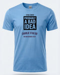 Personalised Weekender Unisex Tee — carolina blue tee