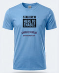 Personalised Weekender Unisex Tee — carolina blue tee
