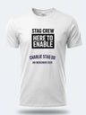 Personalised Weekender Unisex Tee – Stag Crew - Here to Enable – Stag