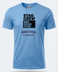 Personalised Weekender Unisex Tee — carolina blue tee