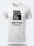 Personalised Weekender Unisex Tee — white tee, front view