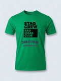 Personalised Weekender Unisex Tee — irish green tee, front view