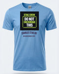 Personalised Weekender Unisex Tee — carolina blue tee