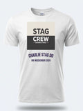 Personalised Weekender Unisex Tee — white tee, front view