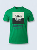Personalised Weekender Unisex Tee — irish green tee, front view