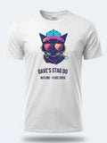 Personalised 80s Tee — white tee, front view