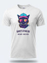 Personalised 80s Tee – 80s Cat