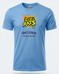 Personalised 90s Tee — carolina blue tee