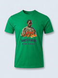 Personalised 90s Tee — irish green tee, front view